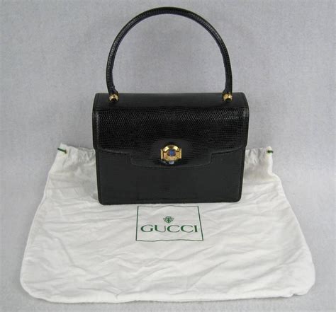 black leather gucci bag|vintage black gucci handbag.